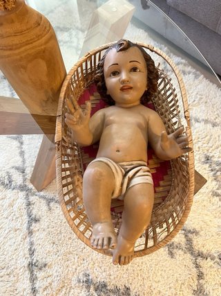 Niño Jesús de Olot Cuna Cesta