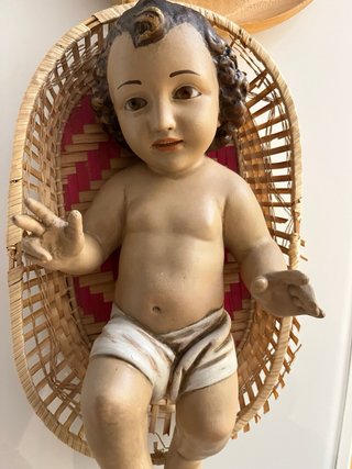 Niño Jesús de Olot Cuna Cesta