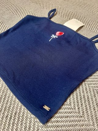 Top tirantes Pull&Bear +falda Vintage bolsillos *M