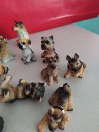 Lote 14 Perritos Miniatura Colección