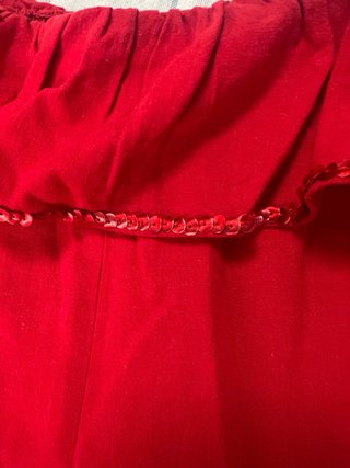 Vestido Zara Rojo Talla XS