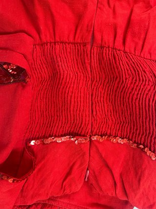 Vestido Zara Rojo Talla XS