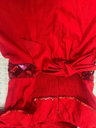 Vestido Zara Rojo Talla XS