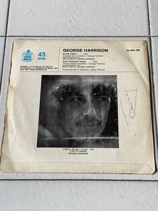 George Harrison Blow Away single 7” vinilo beatles