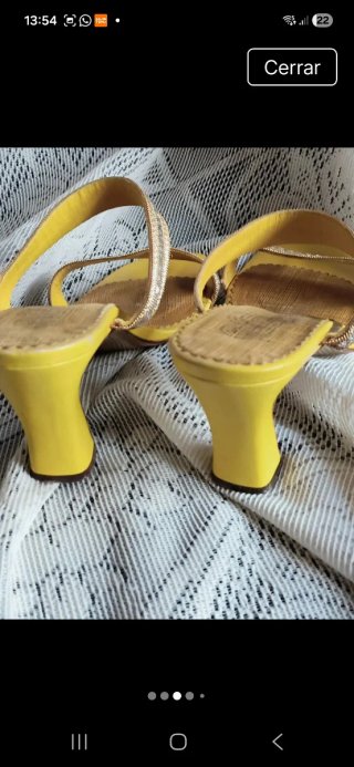 Sandalias Belén Doñate Piel Cuero Talla 37