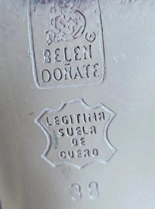 Sandalias Belén Doñate Piel Cuero Talla 37