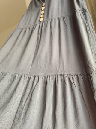 Vestito donna grigio taglia L