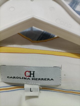 Camisa Carolina Herrera Rayas Mujer Talla L