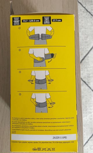 Faja Lumbar Ajustable 3M