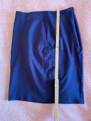 Falda lápiz Marc O'Polo azul marino