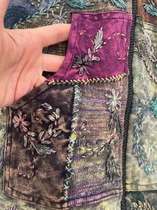 Chaleco Cosmic Patchwork Hippie Talla Única