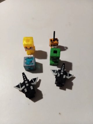 Muñecos Minecraft
