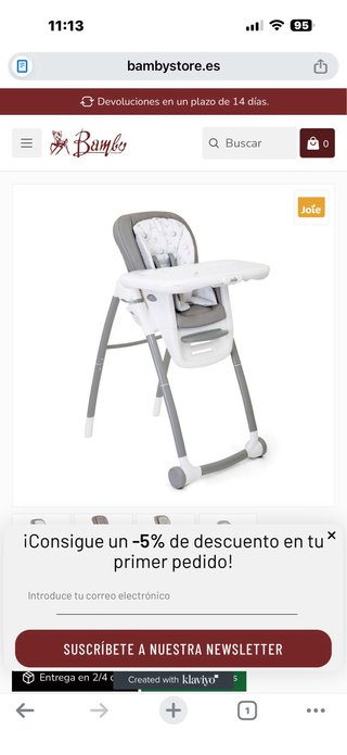 Trona bebé Joie