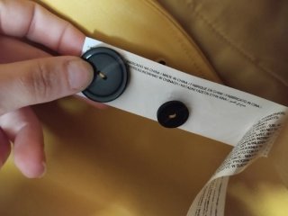 Chaqueta de cuero amarillo mostaza