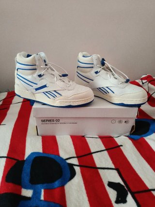 Zapatillas Reebok Blancas y Azules