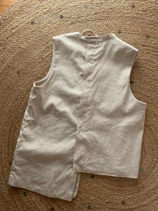 Chaleco Zara Beige
