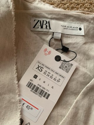 Chaleco Zara Beige