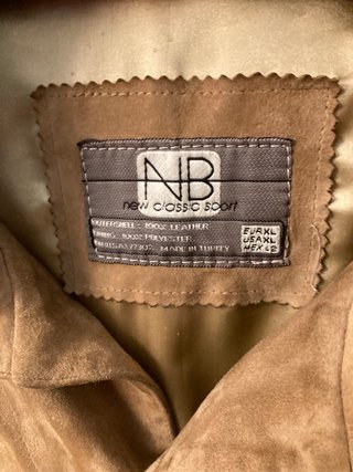Chaqueta de ante New Classic Sport Talla XL