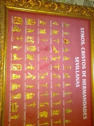 Cuadro Hermandades Sevilla Cristos