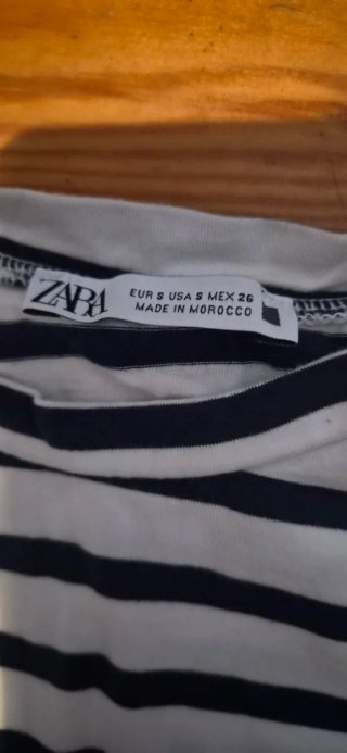 Camiseta Niki Corto Verano Nudo Rayas