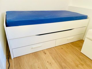 Cama nido juvenil con cajones