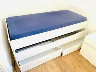 Cama nido juvenil con cajones