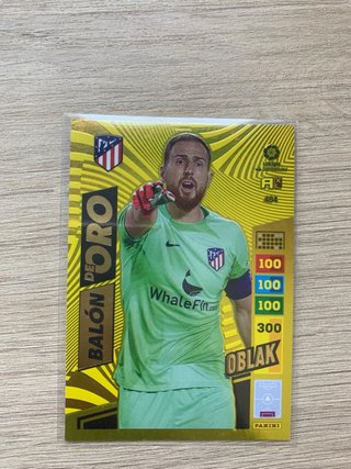 Carta Panini OBLAK Balón de Oro 464