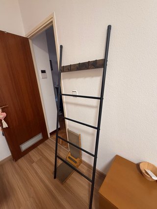 Escalera Perchero HOOBRO Metal y Madera