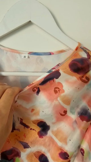Vestido elegante estampado multicolor