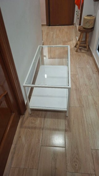 Mesas Nido VITTSJÖ IKEA Cristal y Metal