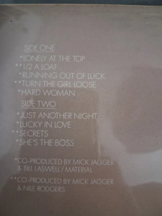 Mick Jagger She's The Boss Lp vinilo disco 33 rpm