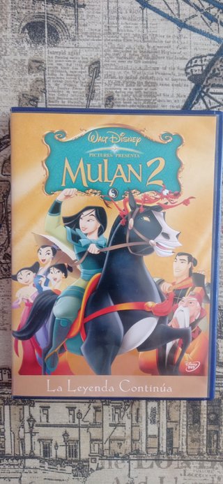 DVDs Mulán + Mulán 2 Primeras Ediciones Disney