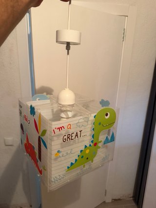 Lámpara infantil dinosaurio