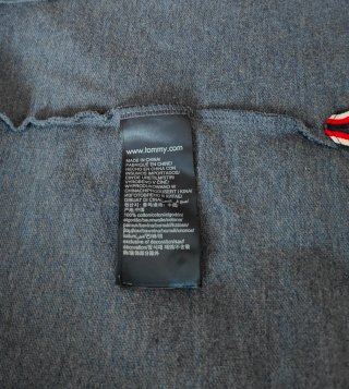 Polo Tommy Hilfiger Azul Jaspeado XXL Slim Fit