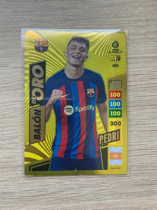 Carta Pedri Balón de Oro Panini 2023