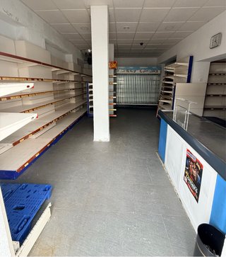 Estanterías de supermercado metálicas