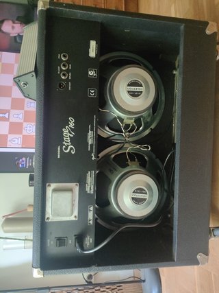 ender Stage 160 + 2 Celestion G12-100 | Amplificad