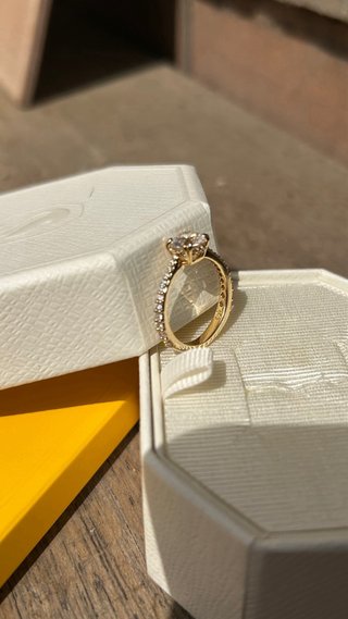 Anillo Swarovski Stilla Redondo Blanco Original