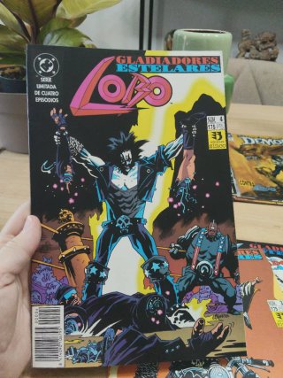 Comics serie de 4 n° LOBO GLADIADORES ESTELARES