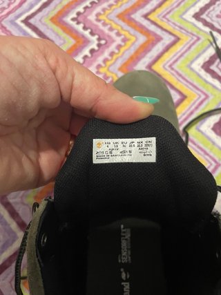 Scarponcini Timberland bambino verdi