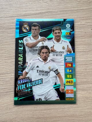 Carta fútbol IMPARABLES Kroos, Modric, Valverde
