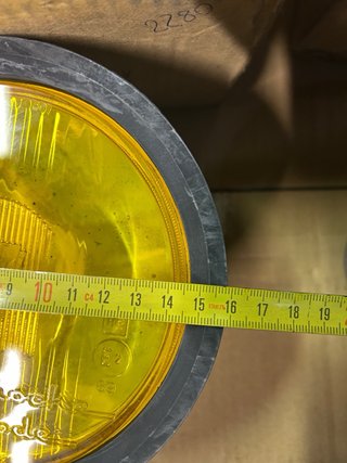 Faros antiniebla universales amarillos