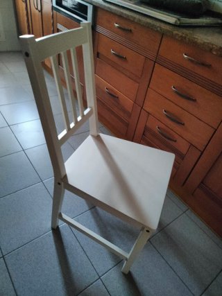 Silla Stefan IKEA Blanca.