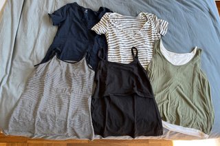 Lote 5 Camisetas Lactancia talla M