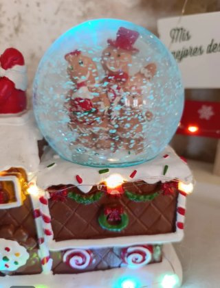 Treno di Natale con Luci e Musica