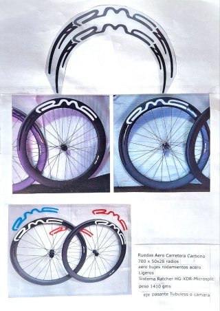 Ruedas Carbono Carretera Aero 700