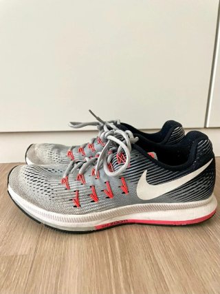 Zapatillas Nike Zoom Grises y Rosas