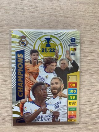 Carta Champions LaLiga 21/22 Real Madrid