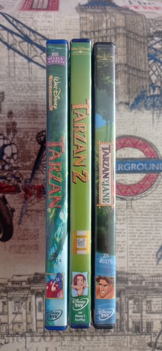 Trilogía DVD Tarzán Primeras Ediciones Disney