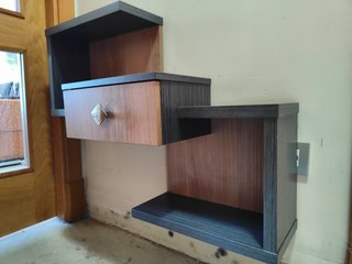 Mueble recibidor pequeño madera